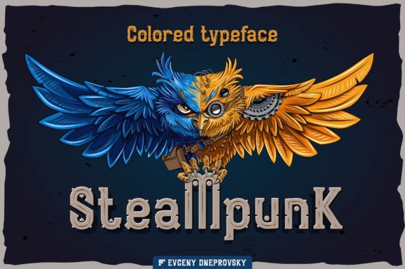 [Creativefabrica] Steampunk Font_0.jpg